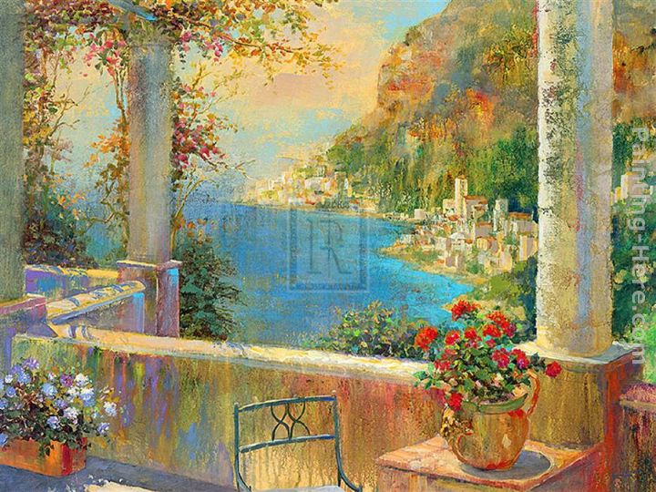 Sorrento painting - Michael Longo Sorrento art painting